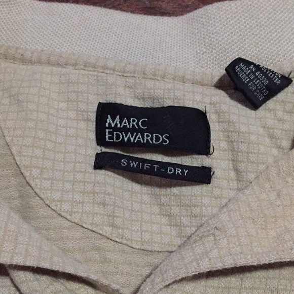 Marc Edwards Swift -Dry men’s polo shirt size L - Picture 2 of 5